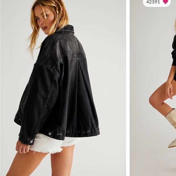 Free People Opal Swing Denim Jacket - Picture 4 of 6